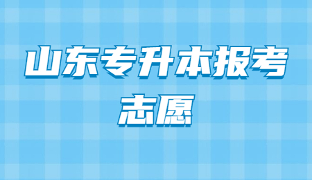 山东统招专升本报考志愿技巧!