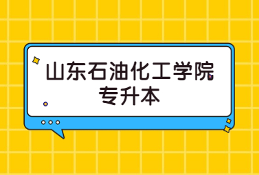 2023年山东石油化工学院专升本招生简章