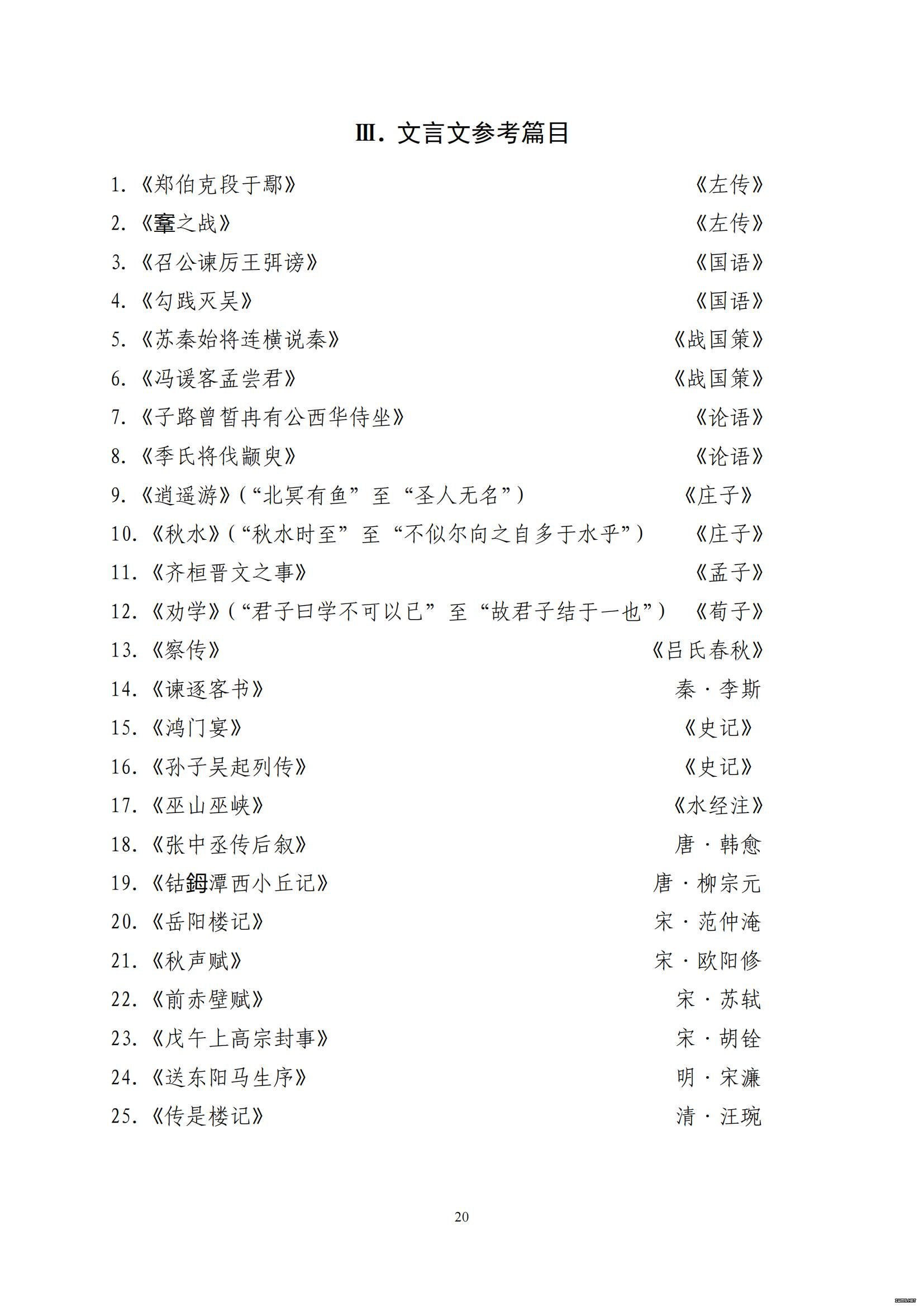 山东省2022年普通高等教育专科升本科招生考试公共基础课考试大纲(图21)